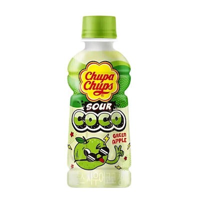 Chupa Chups Sour Coco Green 240ml Made In Korea